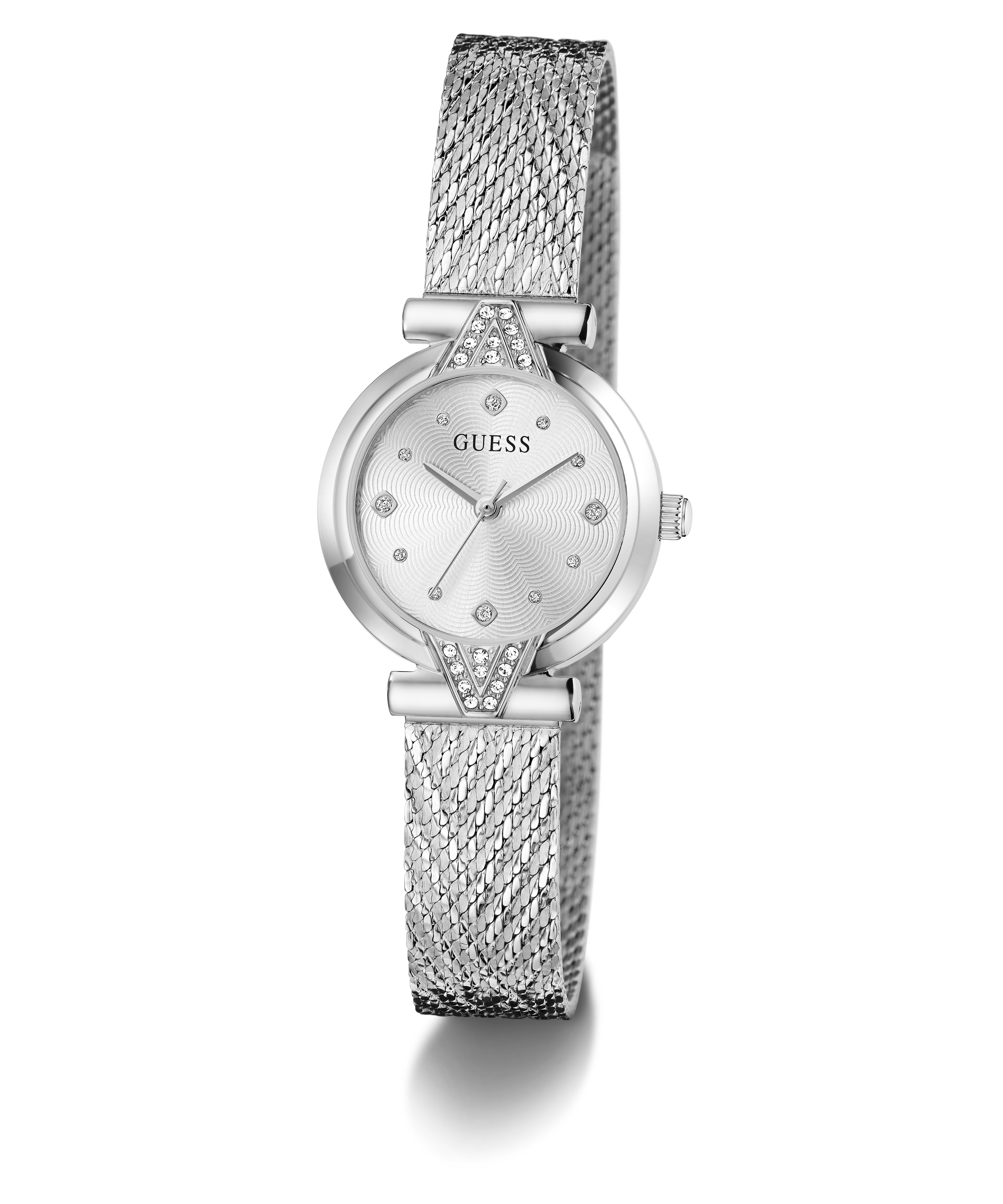 Guess Cecelia GW1086L1 Women's Watch Silver Tone Crystal Dial