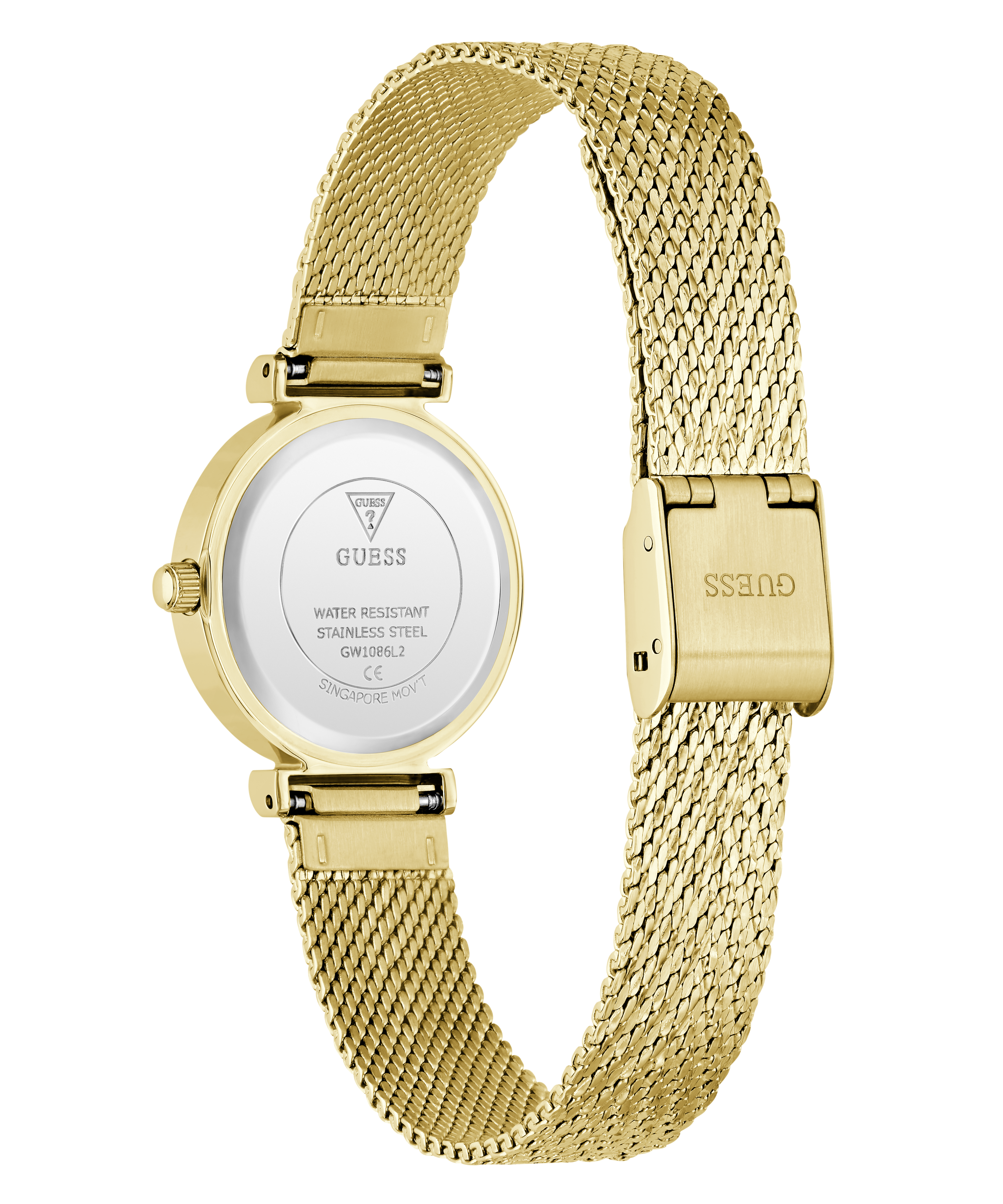 Guess Cecelia GW1086L2 Women's Watch Gold Tone Green Dial