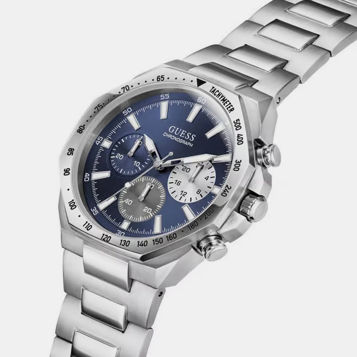 Guess Blake Men's Multifunction Watch Silver