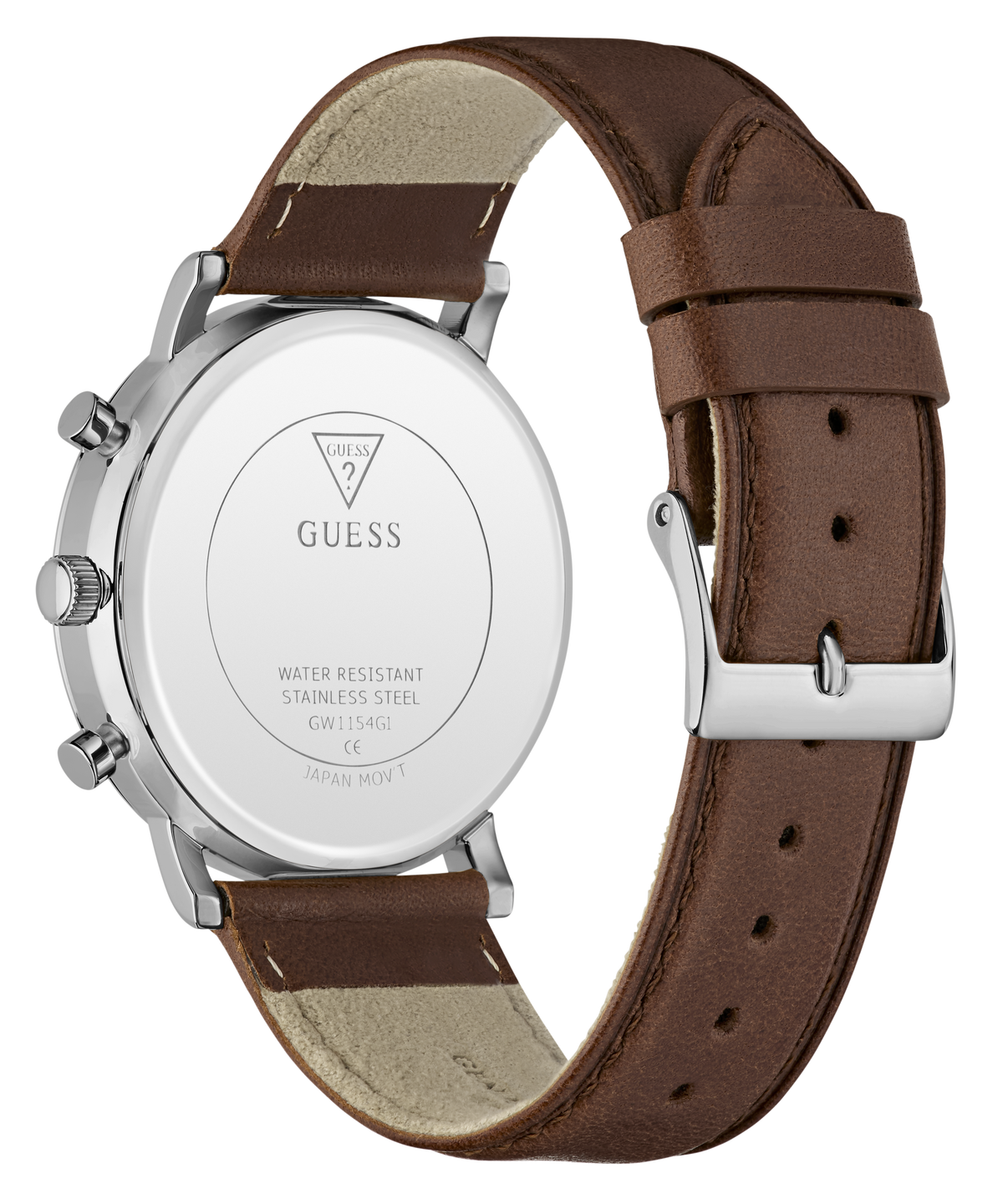 Guess Cassian Men's Chronograph Watch Silver