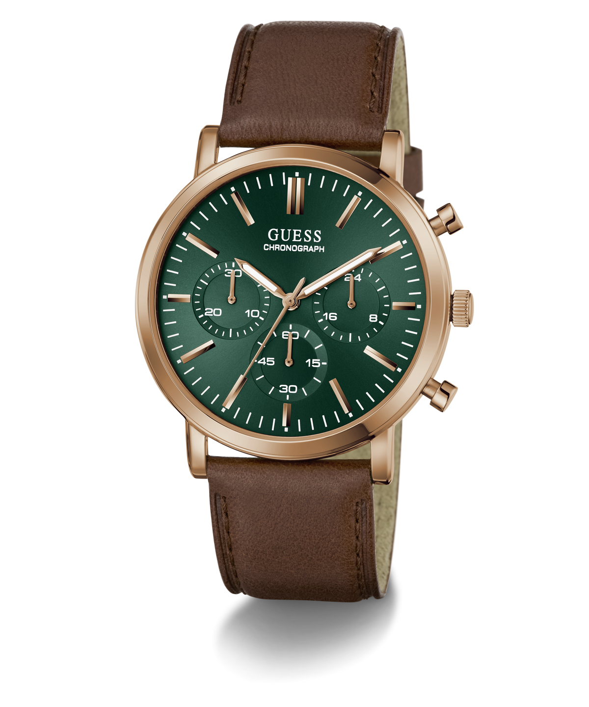 Guess Cassian Men's Chronograph Watch Rose Gold