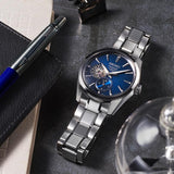 Gents Seiko Presage ‘Ao’ Sharp-Edged Open Heart