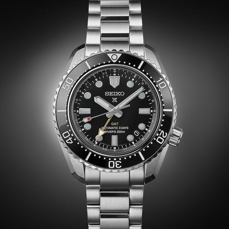 Gents Seiko Prospex GMT Black Dial
