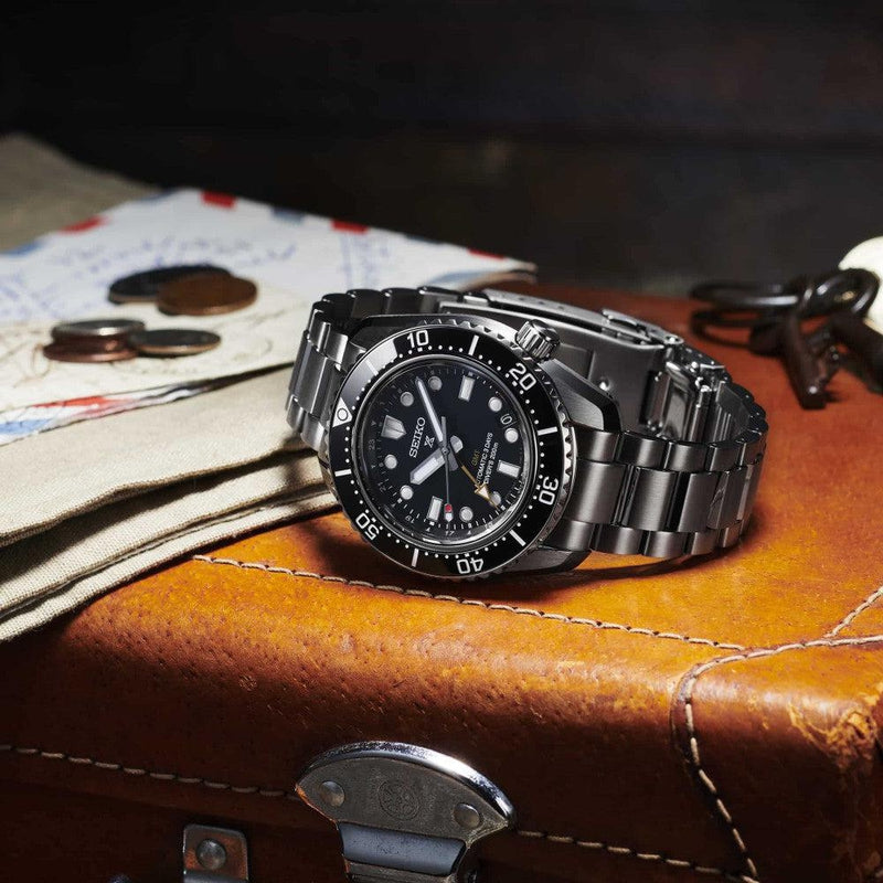 Gents Seiko Prospex GMT Black Dial