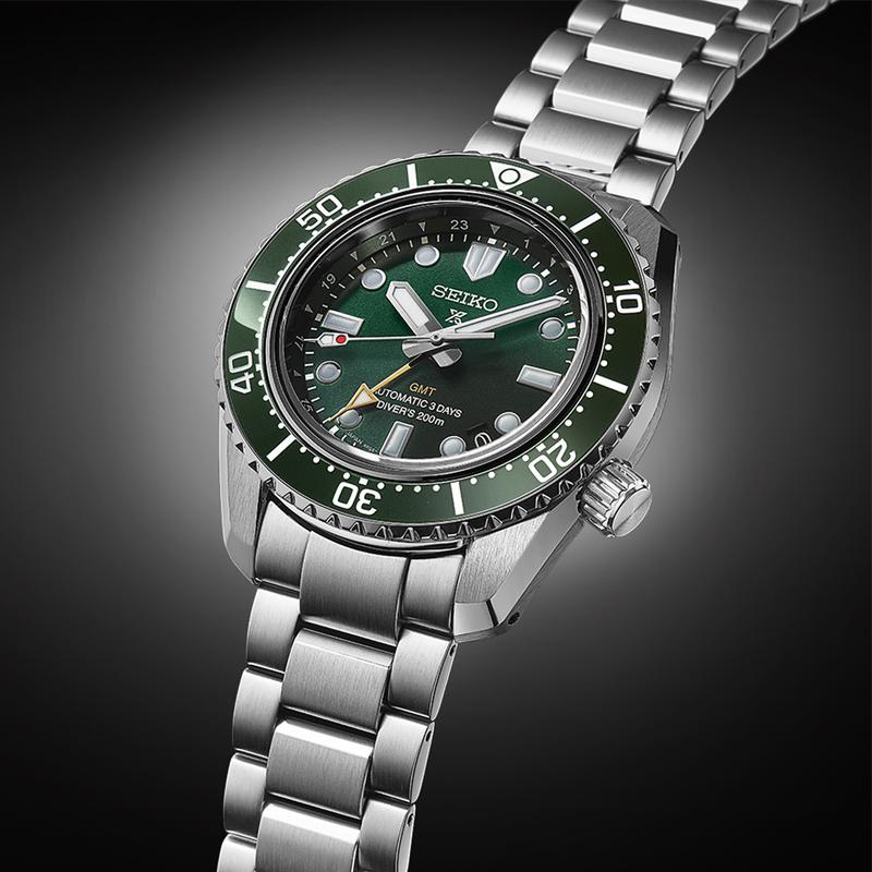 Gents Seiko Prospex Marine Green GMT