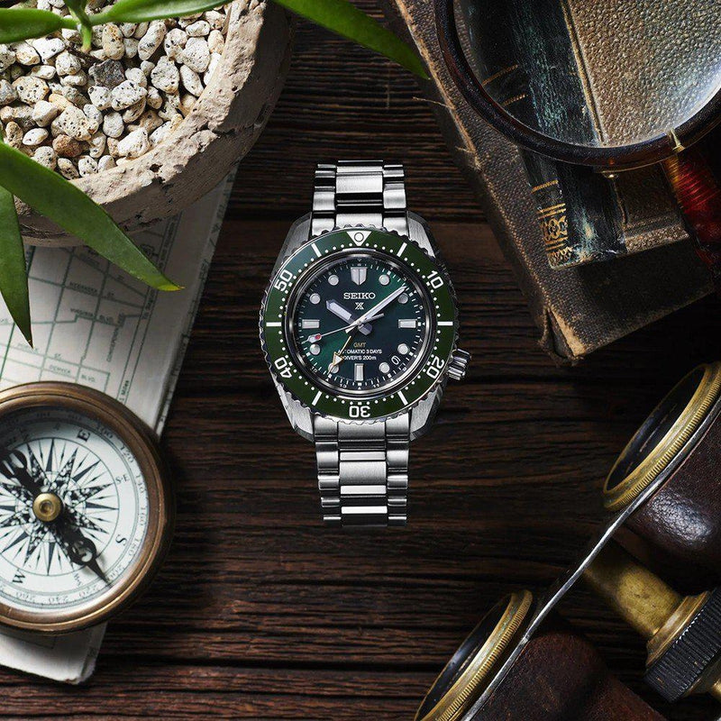 Gents Seiko Prospex Marine Green GMT