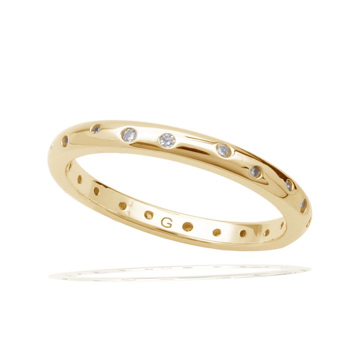 Georgini A Christmas Journey Ellipse Band - Gold