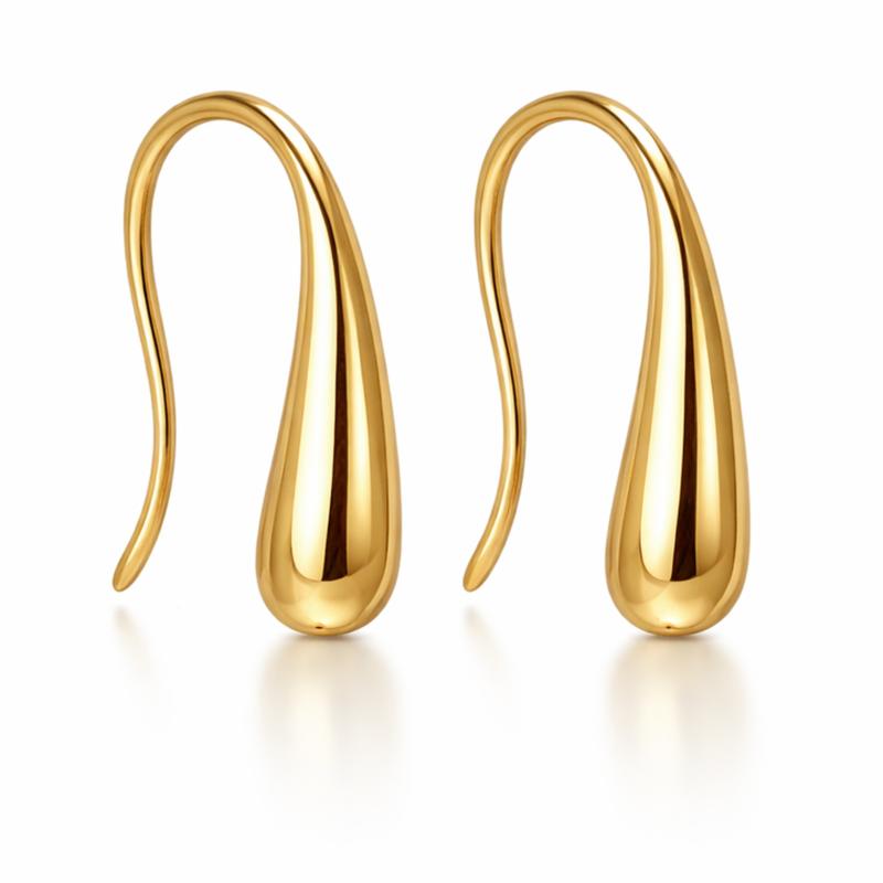 Georgini Alchemy Teardrop Earrings 18ct Gold Plated
