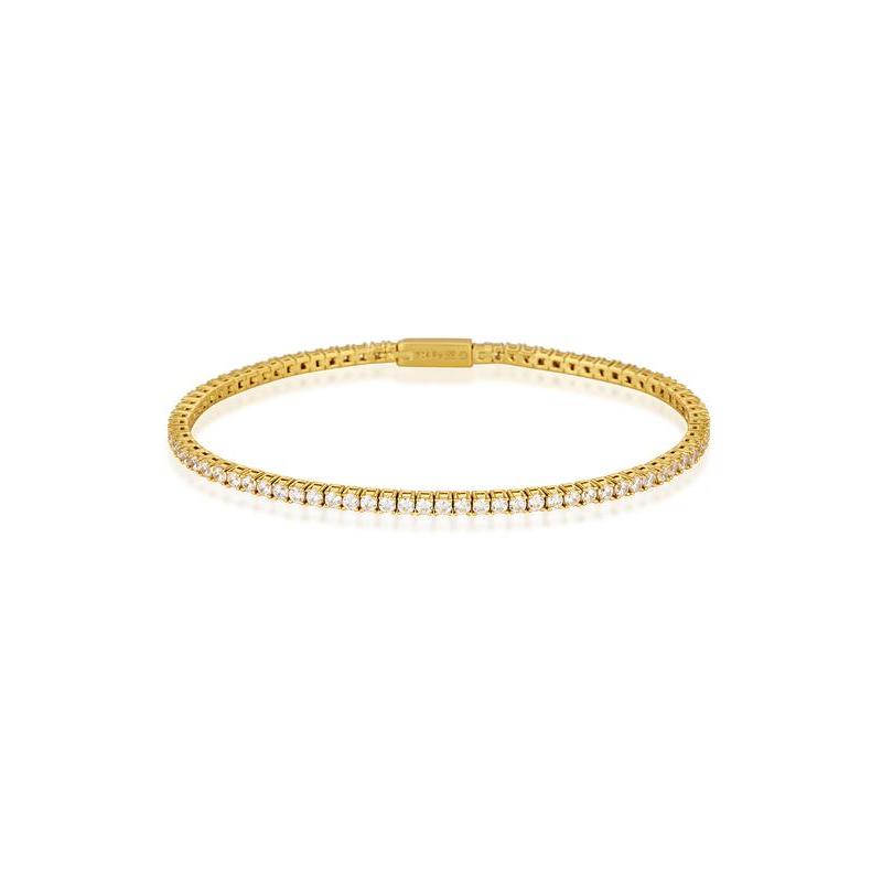 Georgini Elegant Milestone Gold-Plated Tennis Bracelet