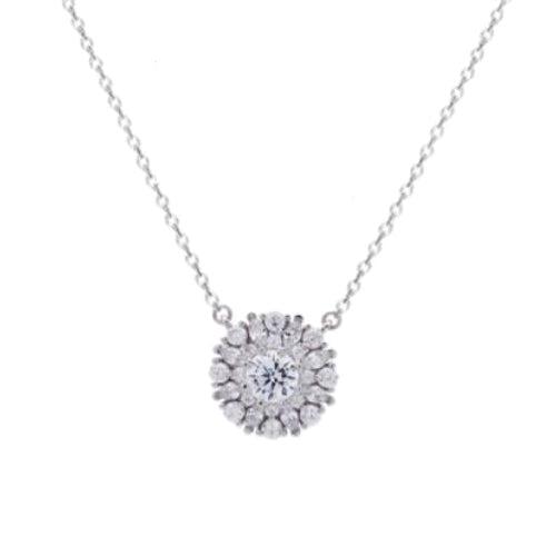 Georgini Georgini Summer Sorbet Berry Bloom Pendant Silver
