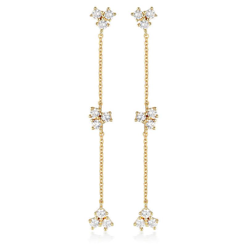 Georgini Georgini The Layered Edit Trois Earrings Gold