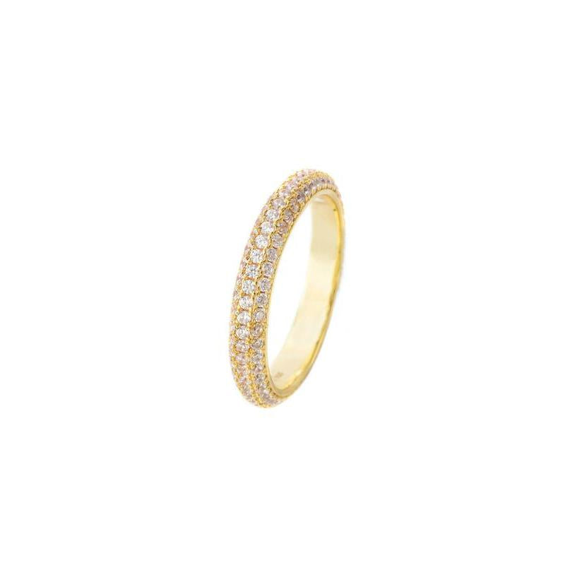 Georgini Goddess Pave Gold-Plated Ring