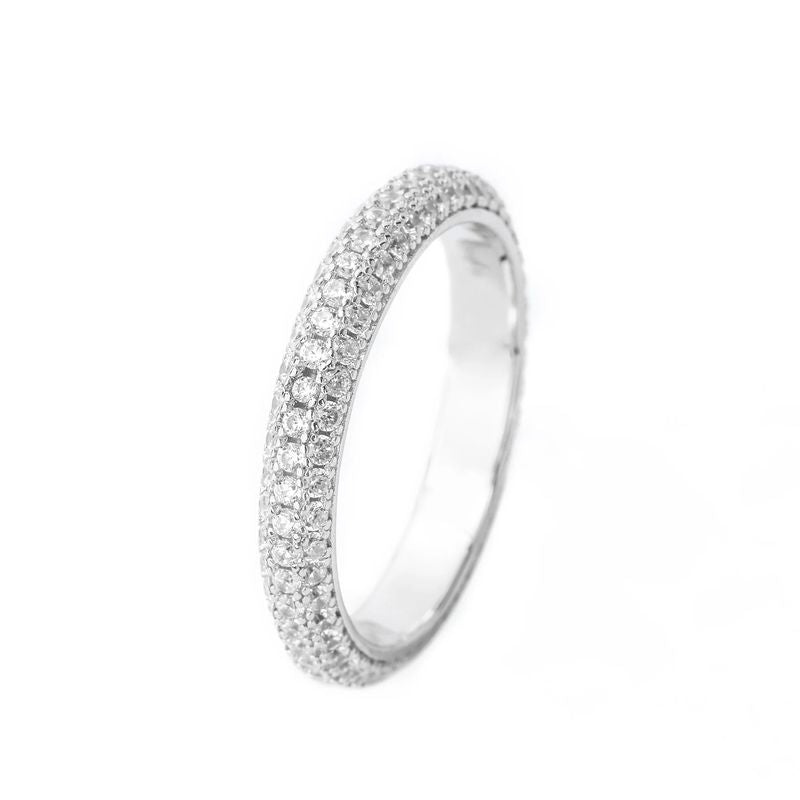 Georgini Goddess Pave Ring - Silver