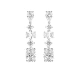 Georgini Iconic Bride Christina Silver Earrings