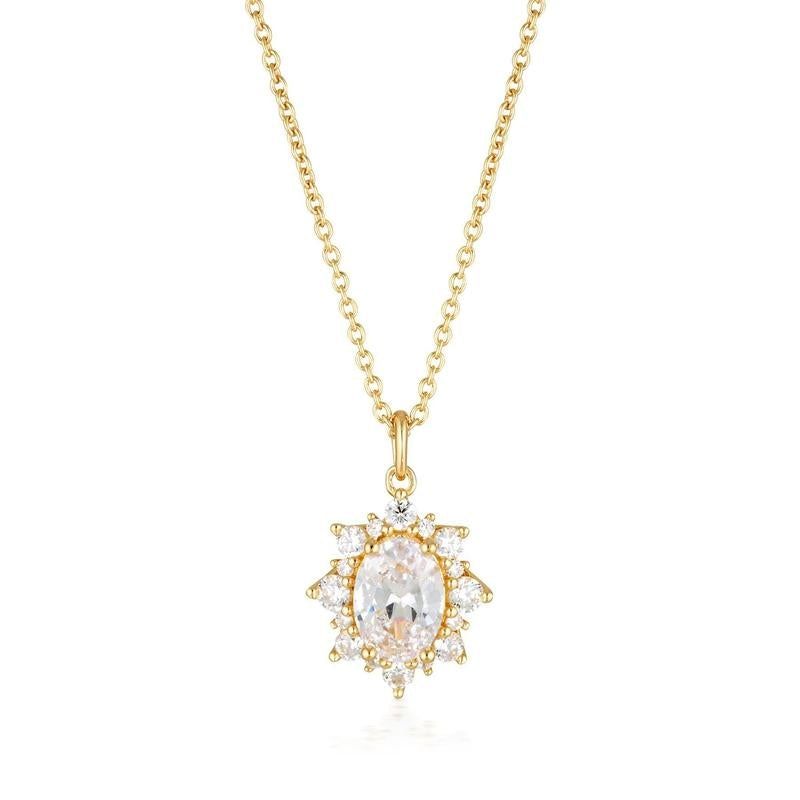 Georgini Iconic Bride Eloise Gold Pendant