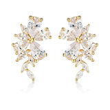 Georgini Iconic Bride Hyacinth Gold Earrings