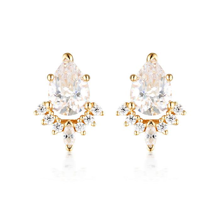 Georgini Iconic Bride Penelope Gold Earring