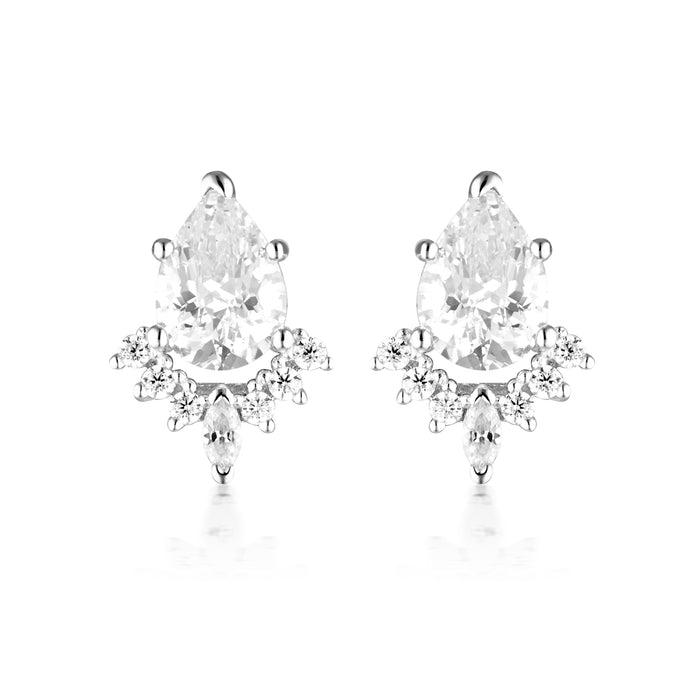 Georgini Iconic Bride Penelope Silver Earring