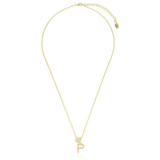 Georgini Luxury Letters P Initial Pendant - Gold