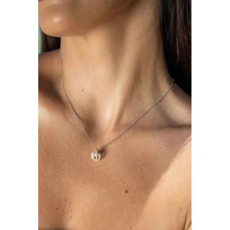 Georgini Majesty Freshwater Pearl Pendant - Silver