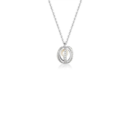 Georgini Majesty Freshwater Pearl Pendant - Silver