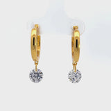 Georgini Mirage Alice Droplet Earrings - Gold