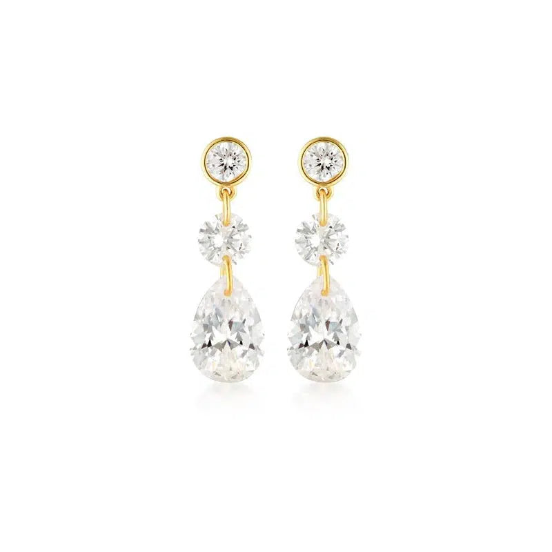 Georgini Mirage Augusta Earrings - Gold