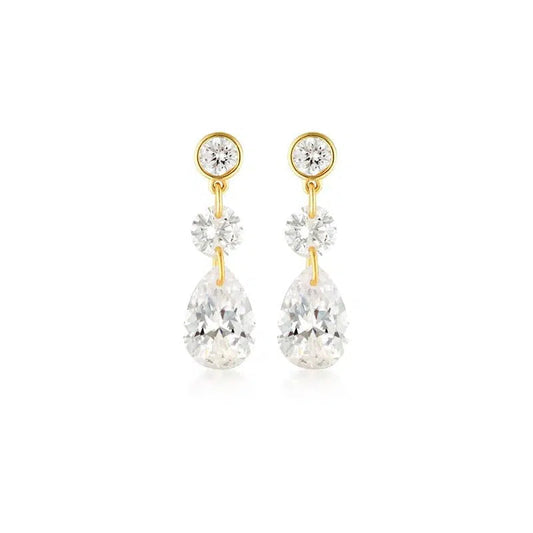 Georgini Mirage Augusta Earrings - Gold