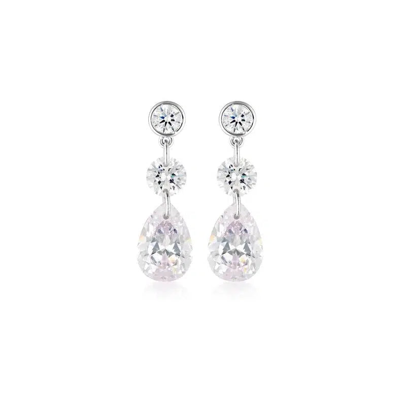 Georgini Mirage Augusta Earrings - Silver