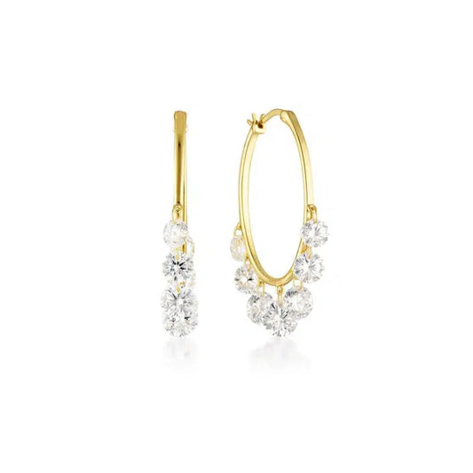 Georgini Mirage Edith Hoop Earrings - Gold