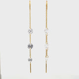 Georgini Mirage Ethereal Threader Earrings - Gold