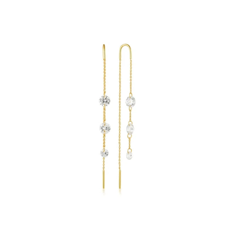 Georgini Mirage Ethereal Threader Earrings Gold