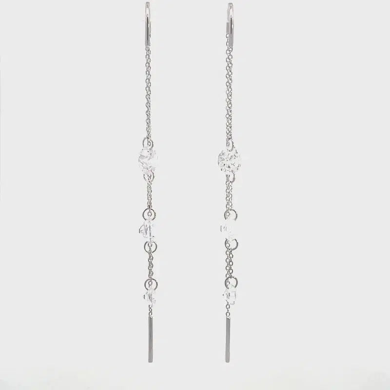 Georgini Mirage Ethereal Threader Earrings - Silver