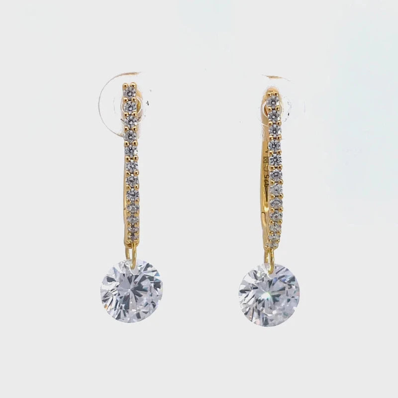 Georgini Mirage Mossman Earrings - Gold