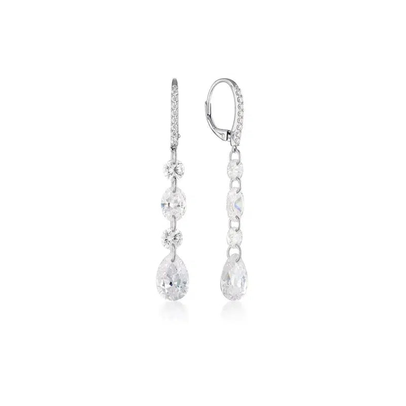 Georgini Mirage Olga Earrings - Silver