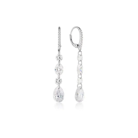 Georgini Mirage Olga Earrings - Silver