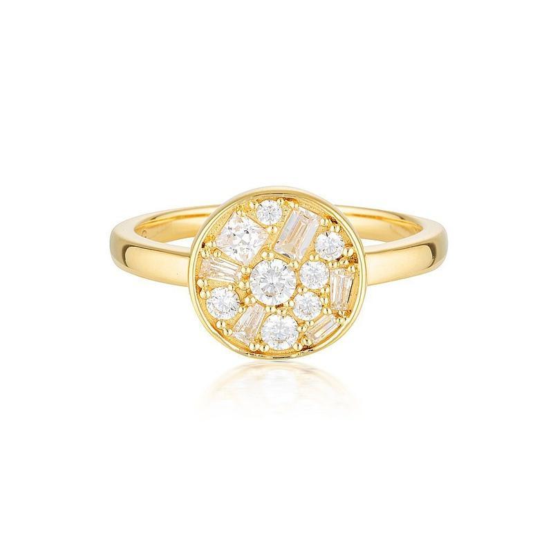 Georgini Mosaic Disc Gold Ring