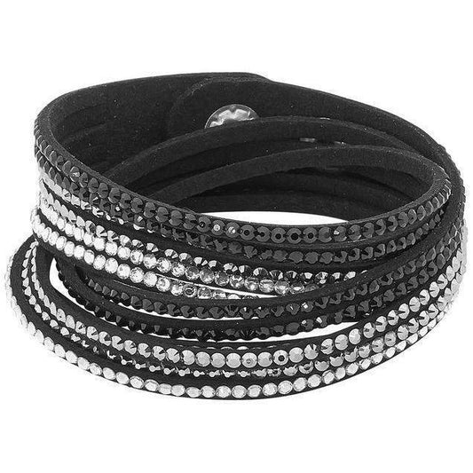Georgini Multi Strand 40cm B/L Blk/Wht