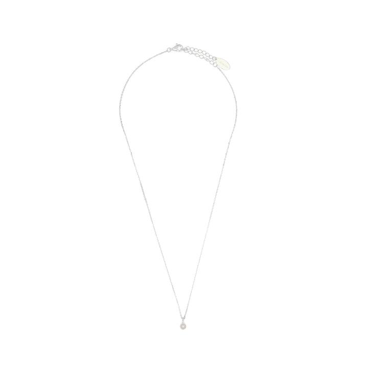 Georgini Natural Freshwater Pearl and Diamond June Pendant - Silver