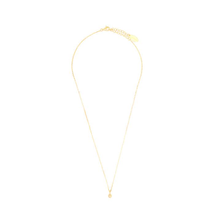Georgini Natural Opal and Diamond October Pendant - Gold