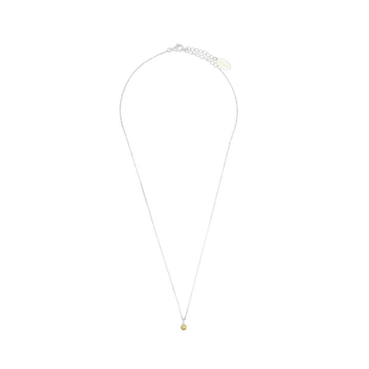 Georgini Natural Peridot and Diamond August Pendant - Silver