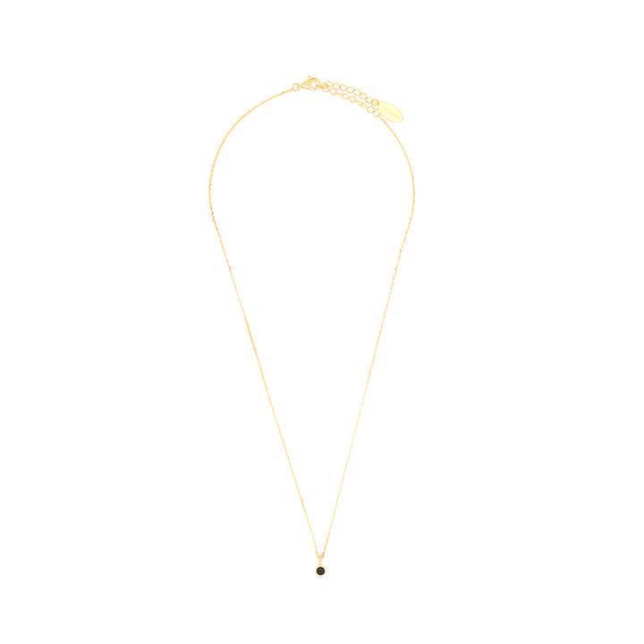 Georgini Natural Sapphire and Diamond September Pendant - Gold