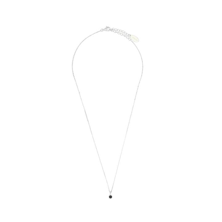 Georgini Natural Sapphire and Diamond September Pendant - Silver
