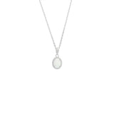 Georgini Opal Glow Blackwattle Pendant - Silver