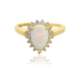 Georgini Opal Glow Rozelle Ring - Gold