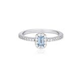 Georgini Paris Aquamarine Ring - Silver