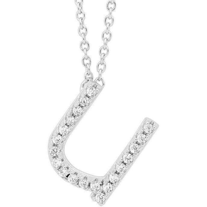 Georgini Petite Initial U Silver