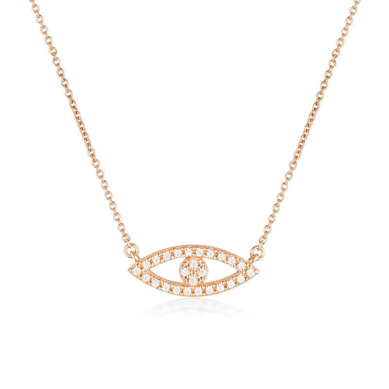 Georgini Rock Star Evil Eye Rose Gold Pendant