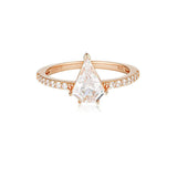 Georgini Rockstar Shield Ring - Rose Gold