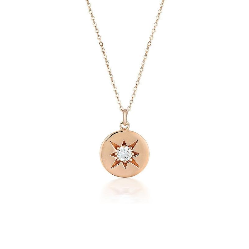 Georgini Stellar Lights Rose Gold Pendant